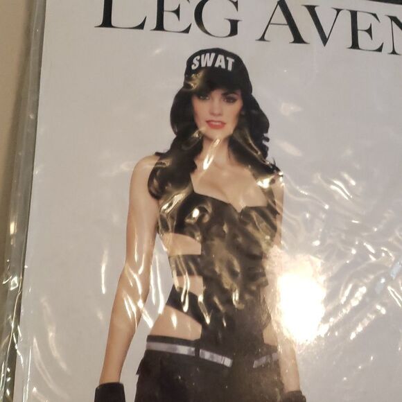 LEG AVENUE SWAT SNIPER ONE PIECE BODY CATSUIT SIZE MEDIUM - Picture 4 of 5